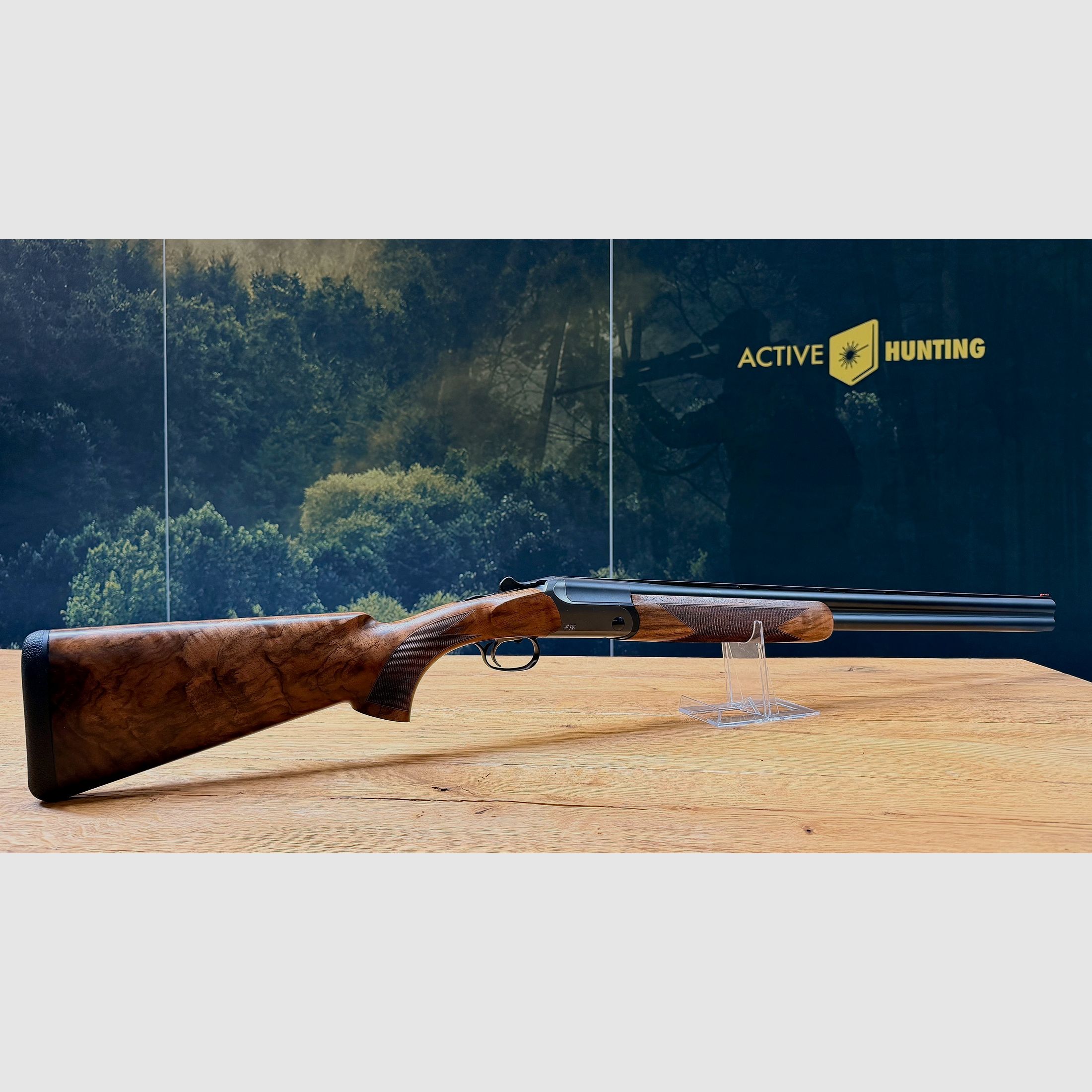 Blaser F16 Game 12/76 / HK 6 / Mattierter Schaft / 5 Briley Wechselchokes / Custom Leuchtkorn
