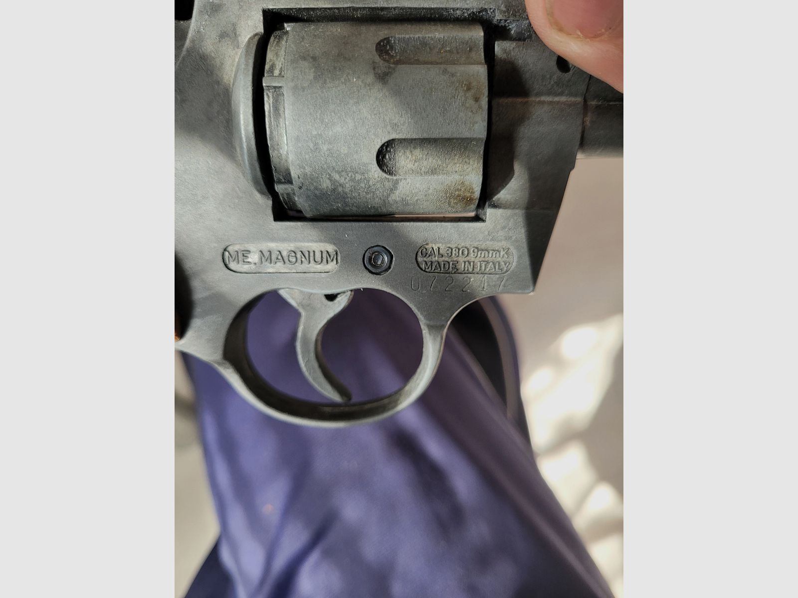 Revolver ME Magnum  9mm  Holzgriff  Schreckschuss 