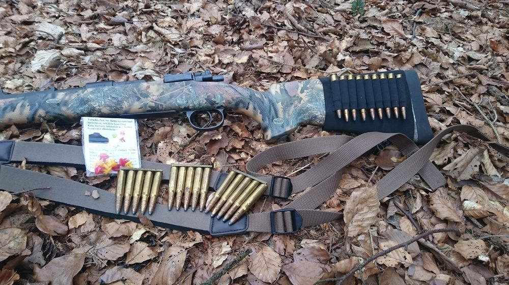 Zubehör für eine Nachsuche und Drückjagdbüchse (K 98)