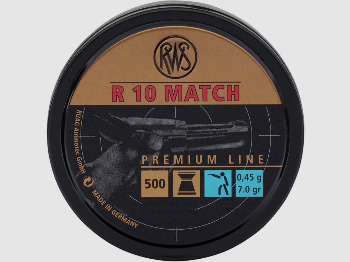 RWS 4.49mm Diabolo R 10 Match 0.45g