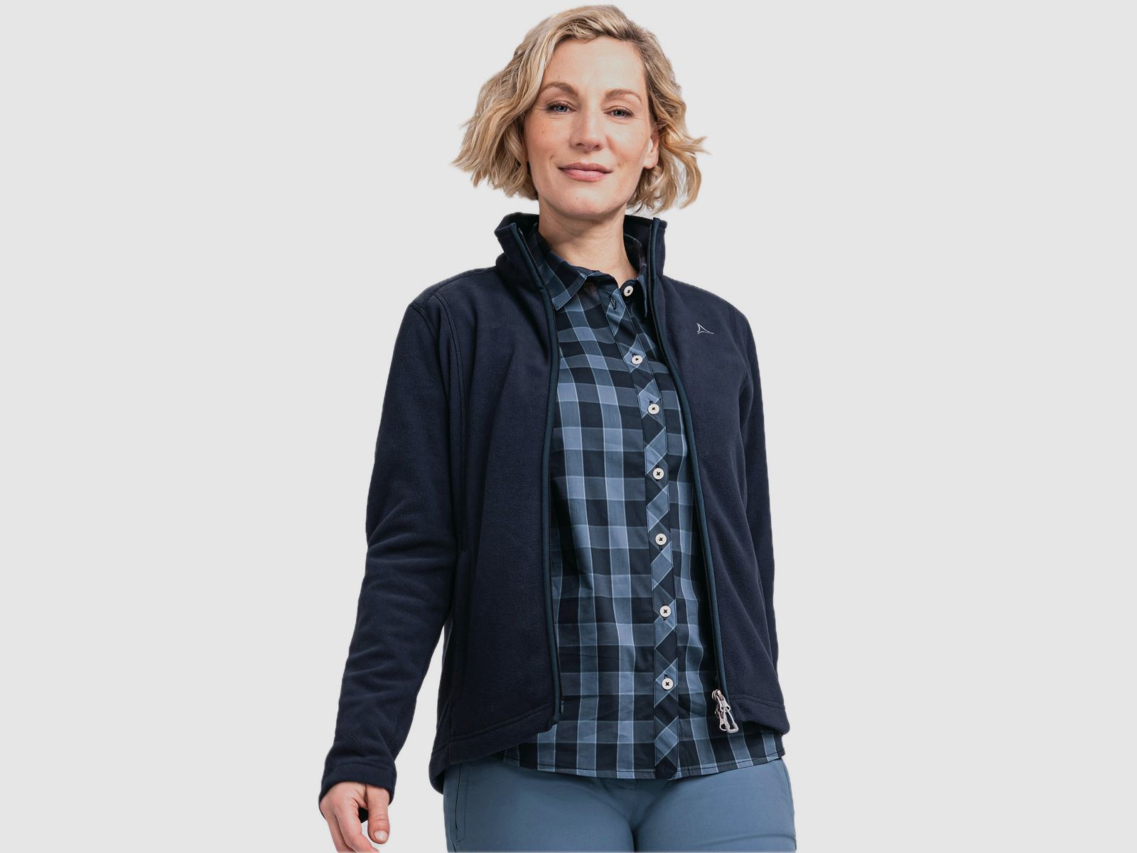 SCHÖFFEL Fleece Jacket Leona3 Niebieski