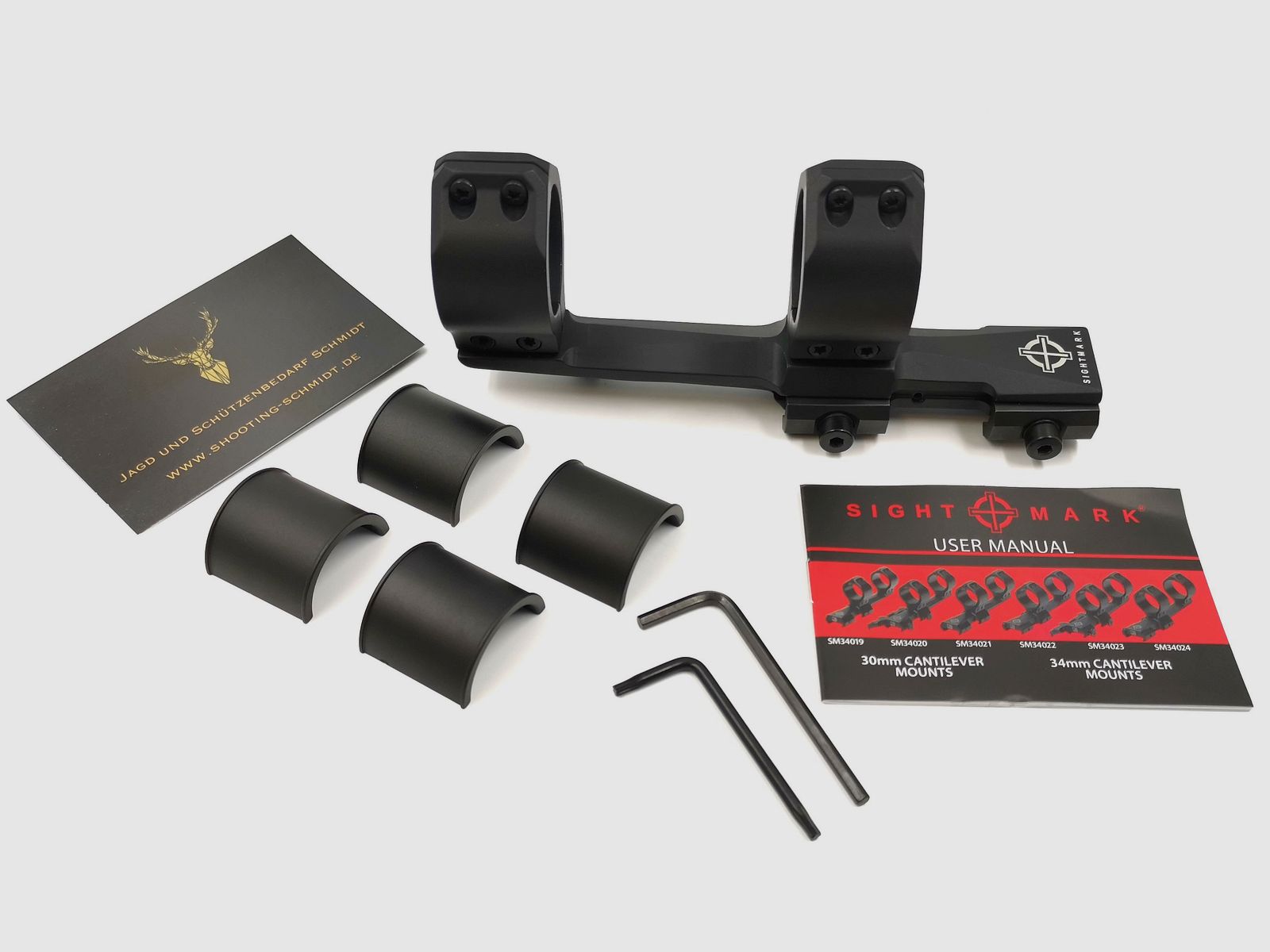 Sightmark Tactical AR 30mm Montage 20 MOA Vorneigung Fixed Cantilever Mount Klemmontage AR 15 10 SLB
