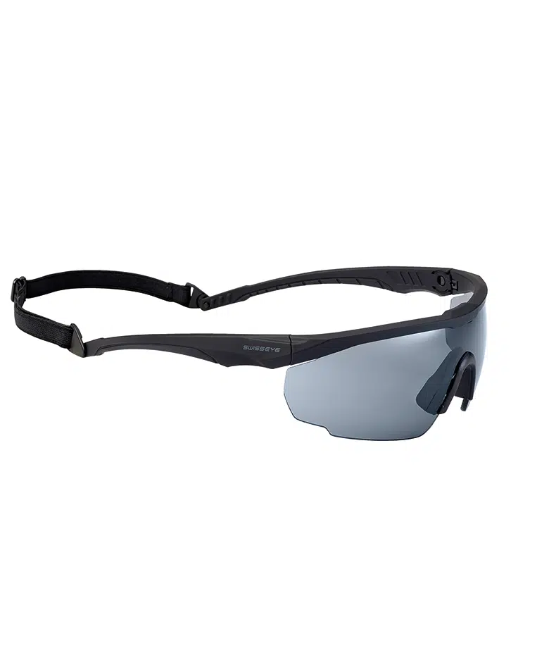 SWISSEYE Taktische Brille BLACKHAWK Schwarz Wechselgläser