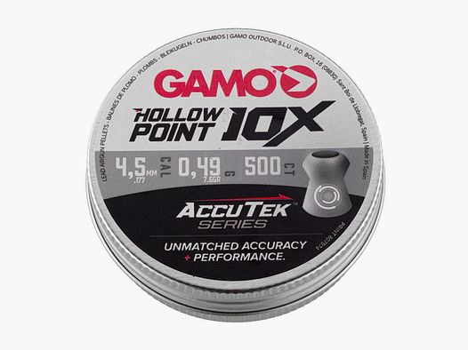 Gamo Hollow Point Accutek 4.5mm Balas
