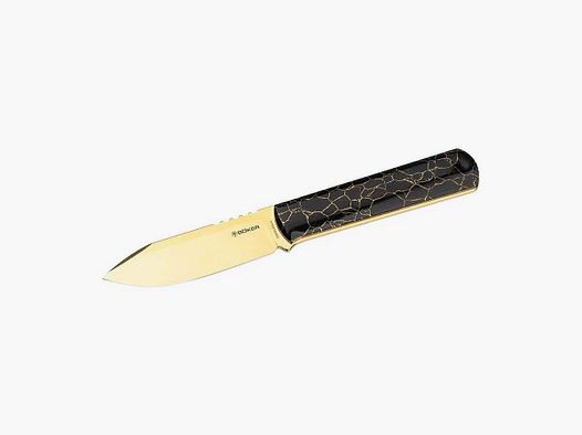 Feststehende Messer Packlite Trustone Gold Schwarz - Limitierte Edition Boker