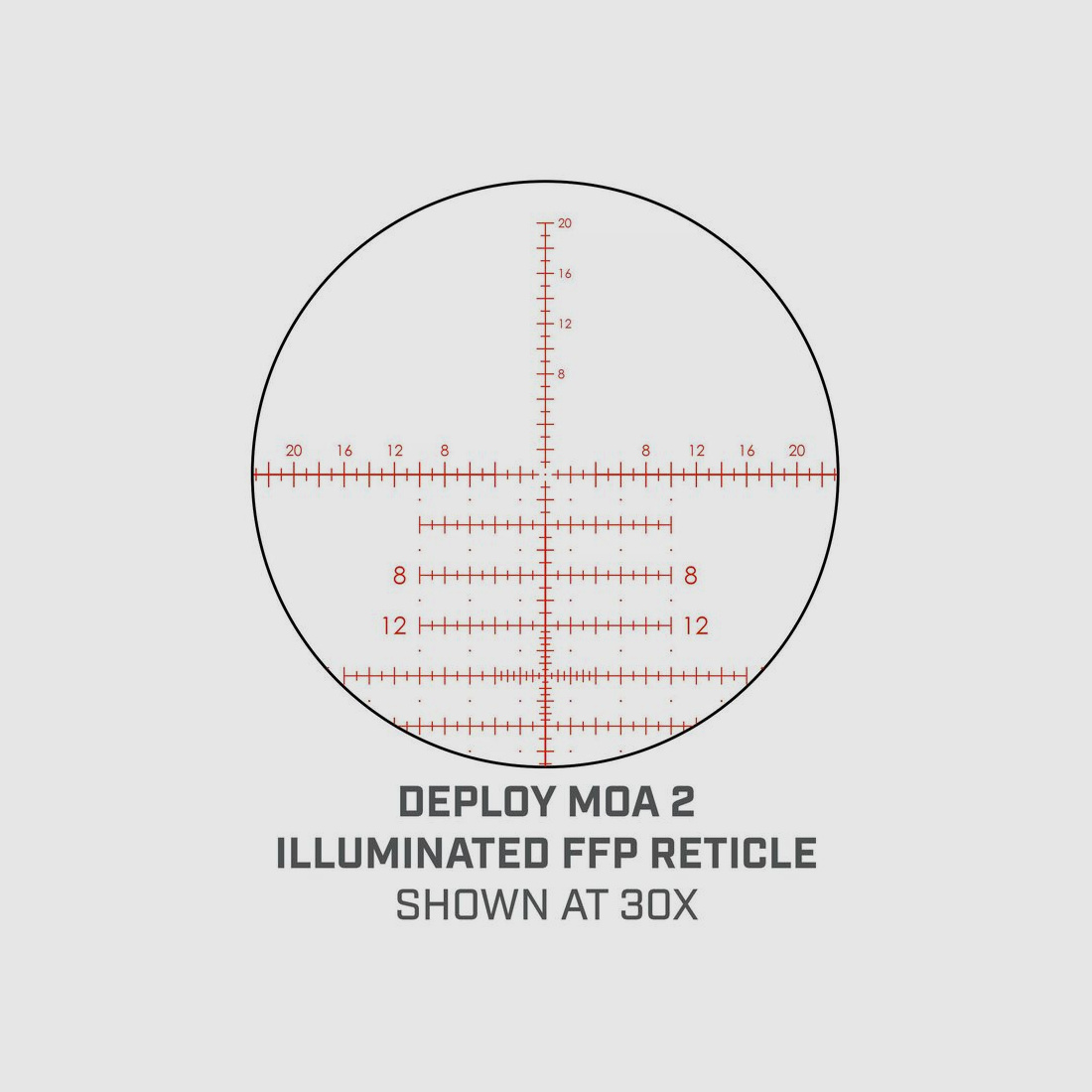 Bushnell Zielfernrohr Match PRO 5-30x56mm Deploy MOA 2 Leuchtabsehen 34mm