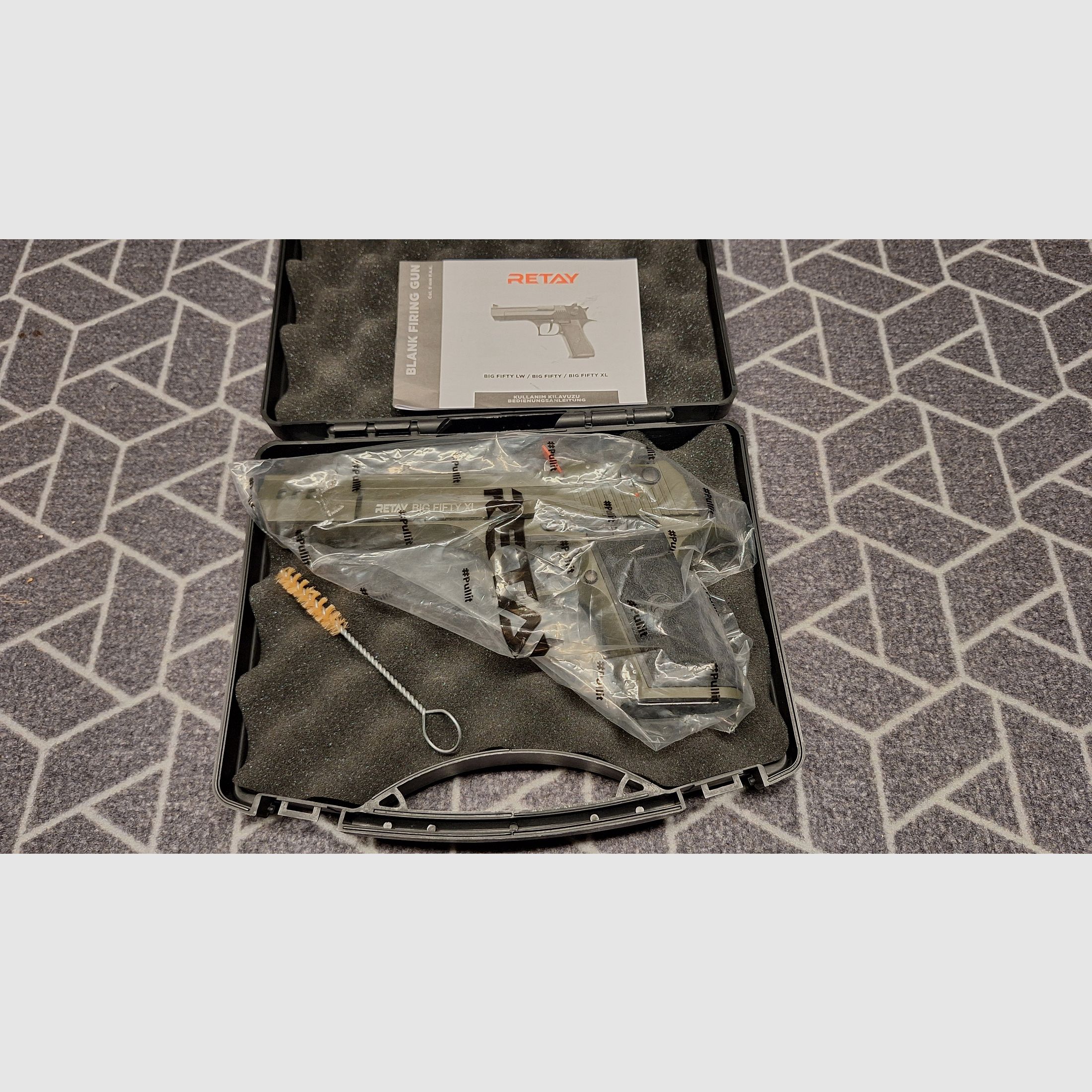 Retay Big Fifty XL Oliv Schreckschusspistole 9mm P.A.K. NEU!