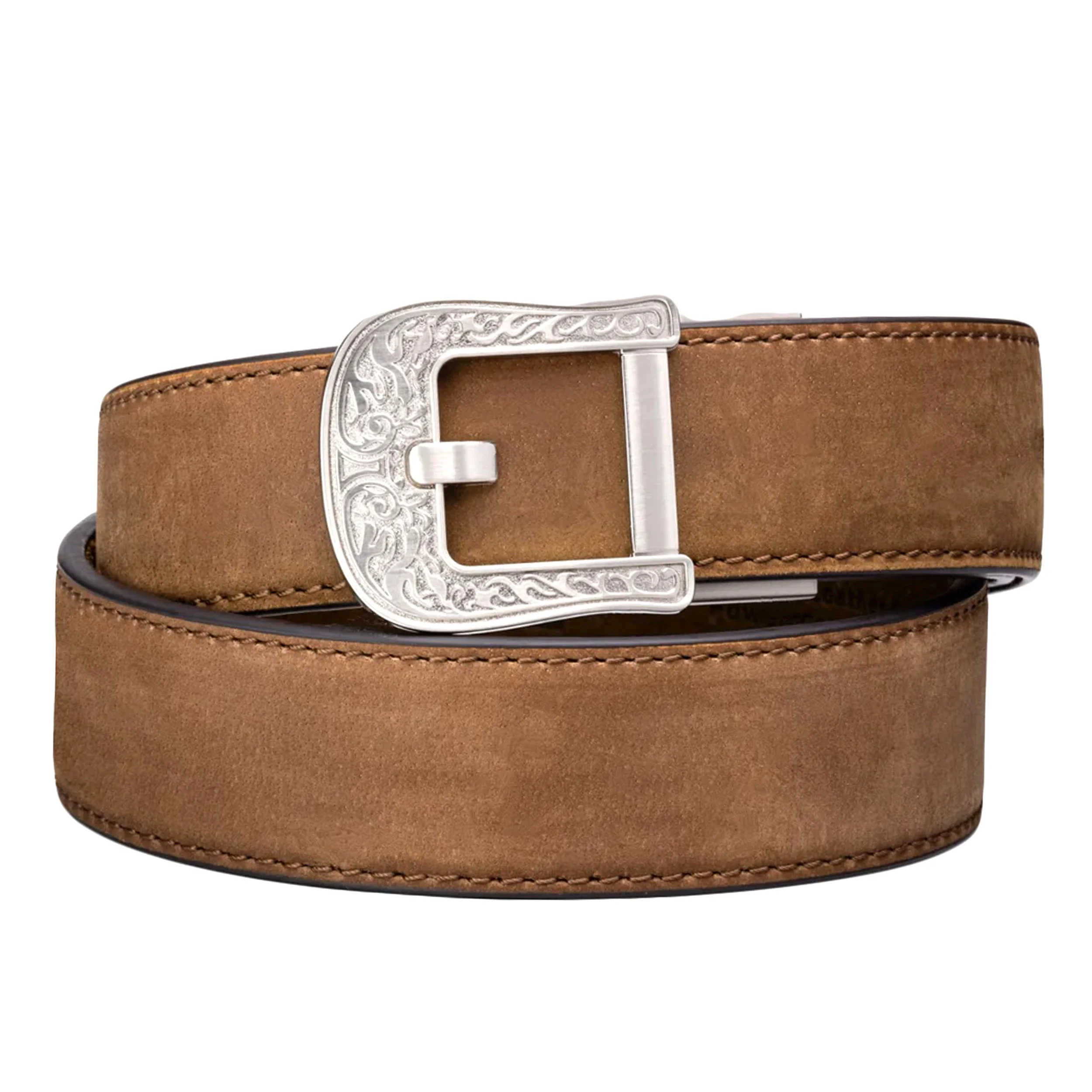 Pas Kore Essentials Rodeo Buckle Brown Buffalo Leather Gun Belt (RODEO-WESTBRN), image 2 sur 2
