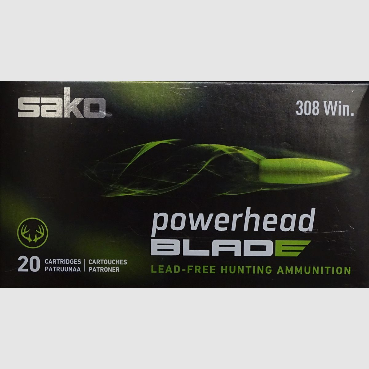 Sako Powerhead Blade BLEIFREI .308Win 162grs - 20 Schuss