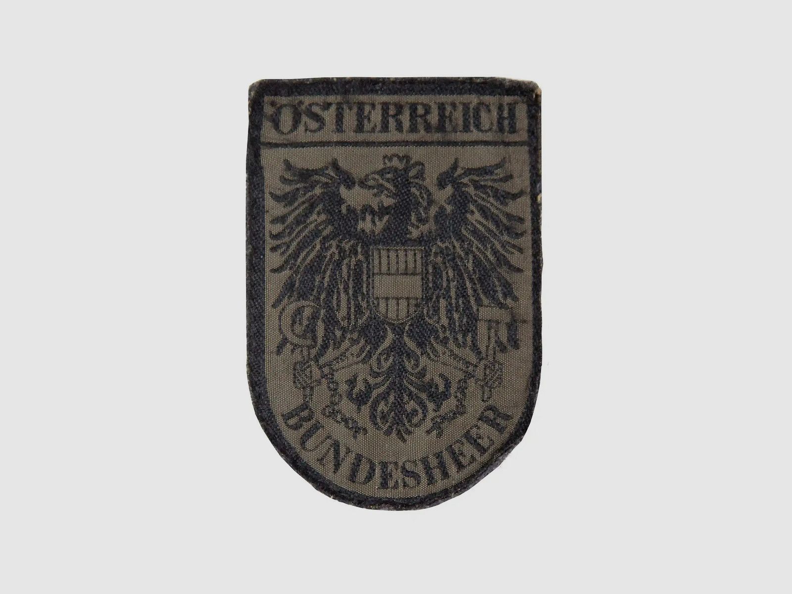 Österreichisches Bundesheer Österreichisches Bundesheer ÖBH Nationalitätsabzeichen Bundesheer gewebt gebraucht