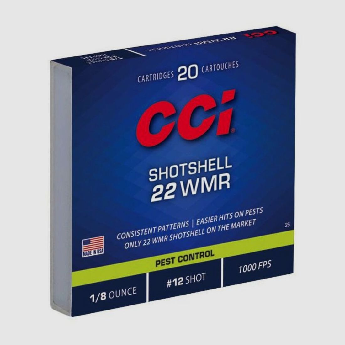 CCI Shotshell 31grs Nr12 20St .22wmr