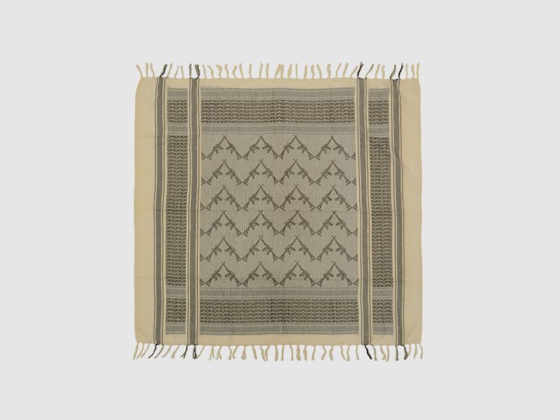 M16 Pattern Shemagh Scarf - Khaki