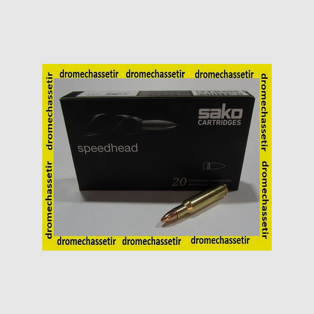 Box mit 20 Patronen SAKO 222 Remington 50 Grain SPEEDHEAD FMJ