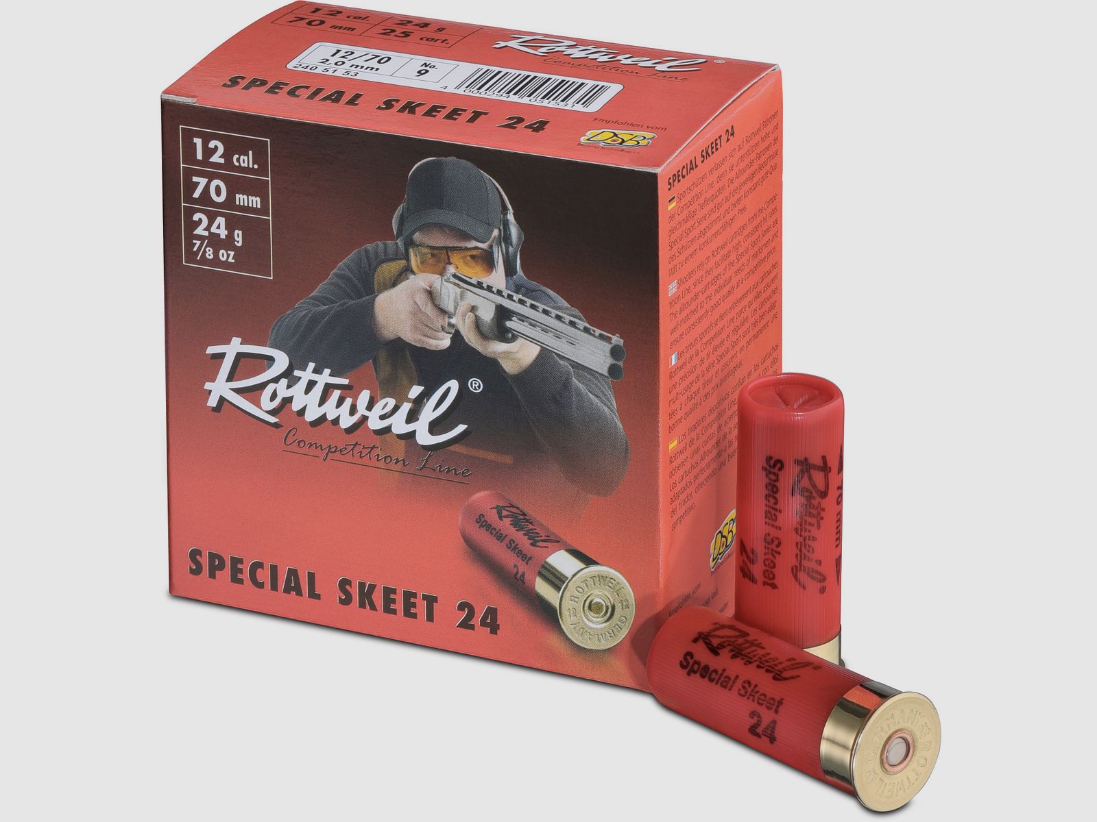 Rottweil Special Skeet 24 2,0m 12/70, 25 Patronen