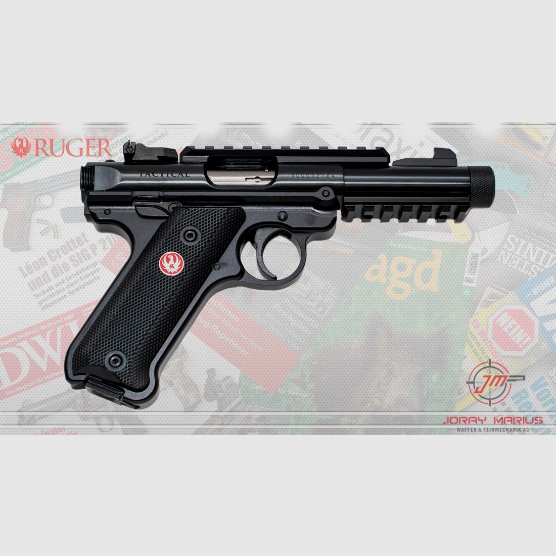 Ruger Mark IV Tactical Black Oxide .22lr 4.4”