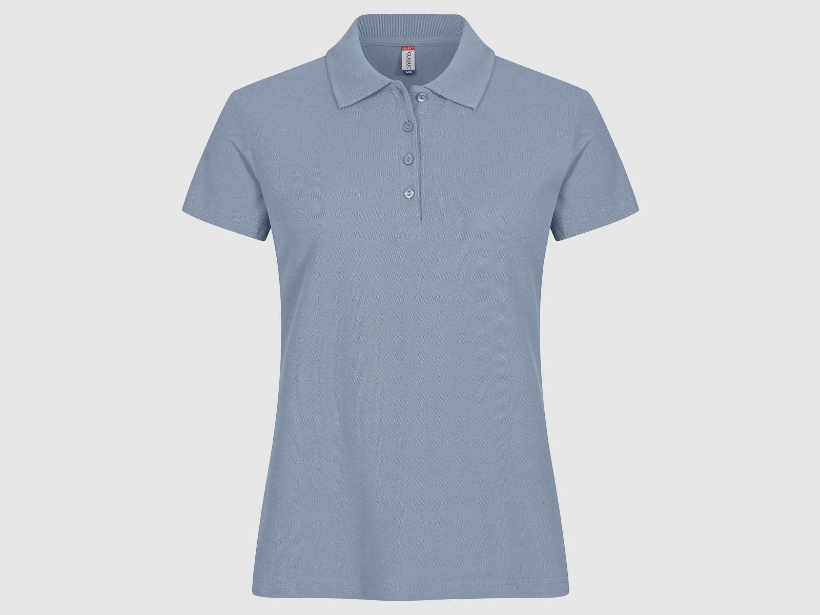 Clique Poloshirt Damen Mist Blue