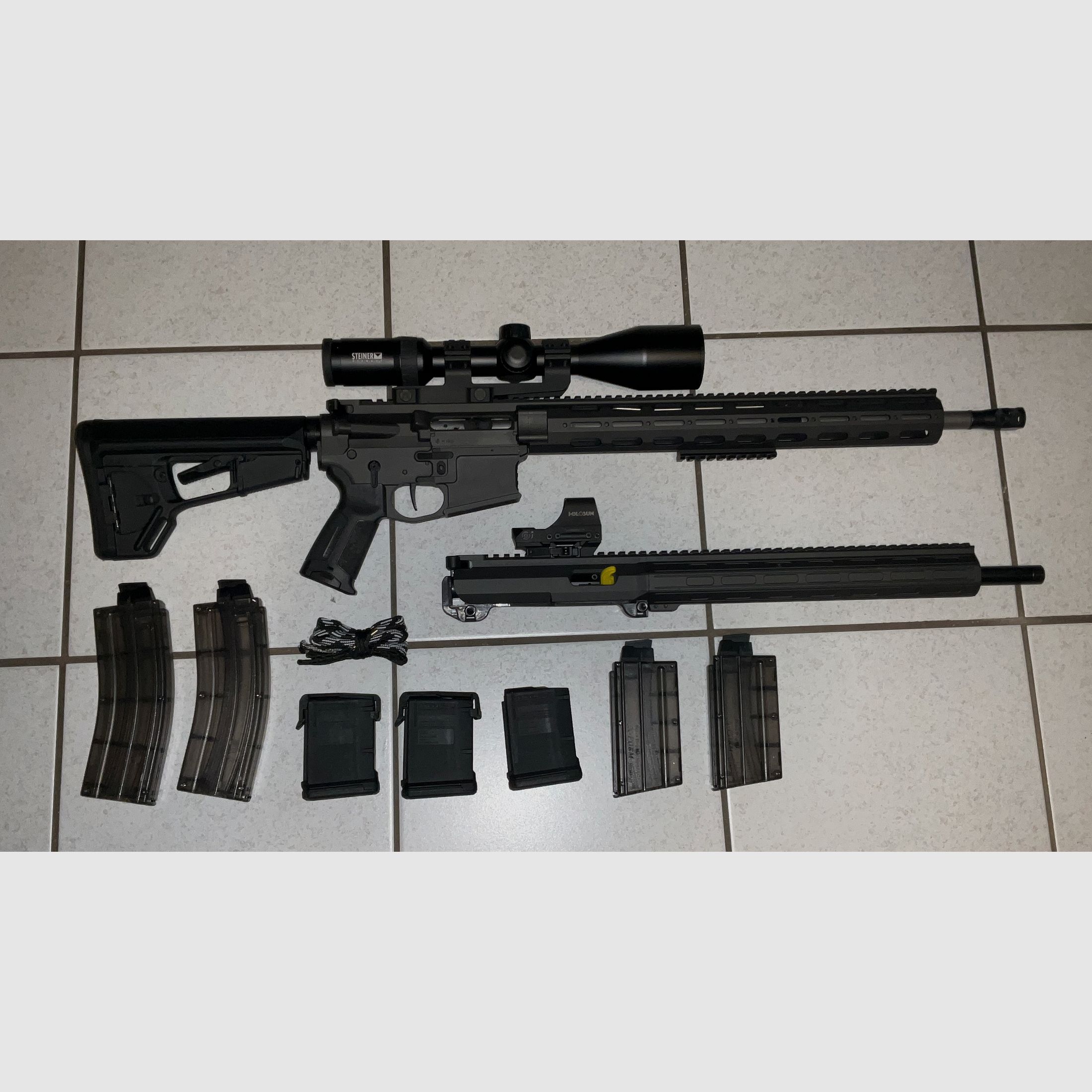 DAR AR15 Halbautomat Exclusiv in .223 und .22 Wechselsystem