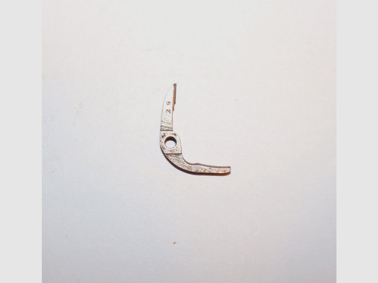 Fábrica de armas de Berna, palanca de ángulo usada para pistola de ordenanza suiza Parabellum 1906, cal. 7,65mmPara, W+F P08
