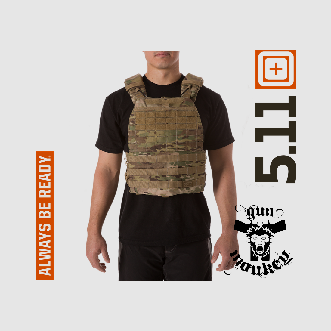 Tactical Vest 5.11 TacTec Plate Carrier color 169 Multicam size One Size (56385), image 2 of 4