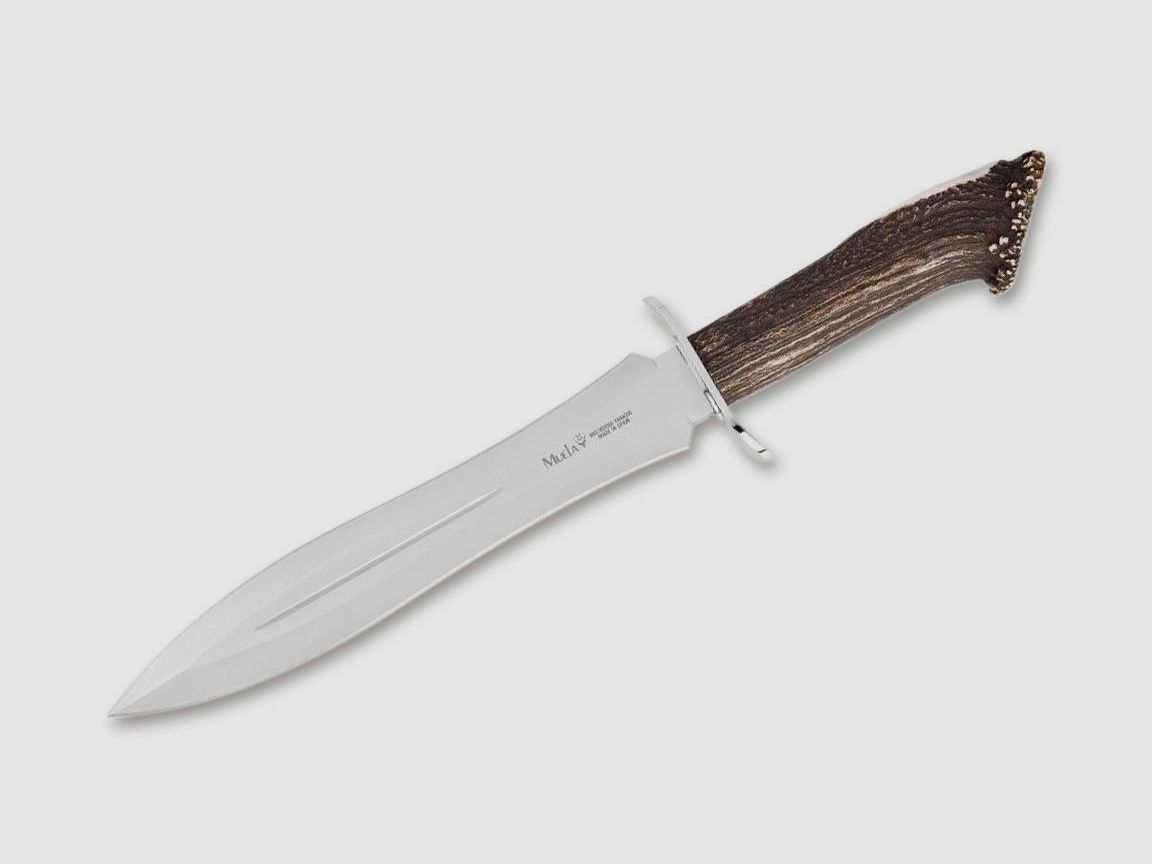 Hirschfnger BW-24S II Jagdmesser Hirschhorn-Griff