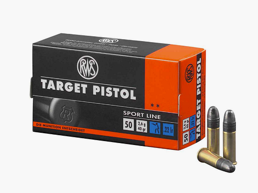 RWS .22 lr. Target Pistol 50 pcs.