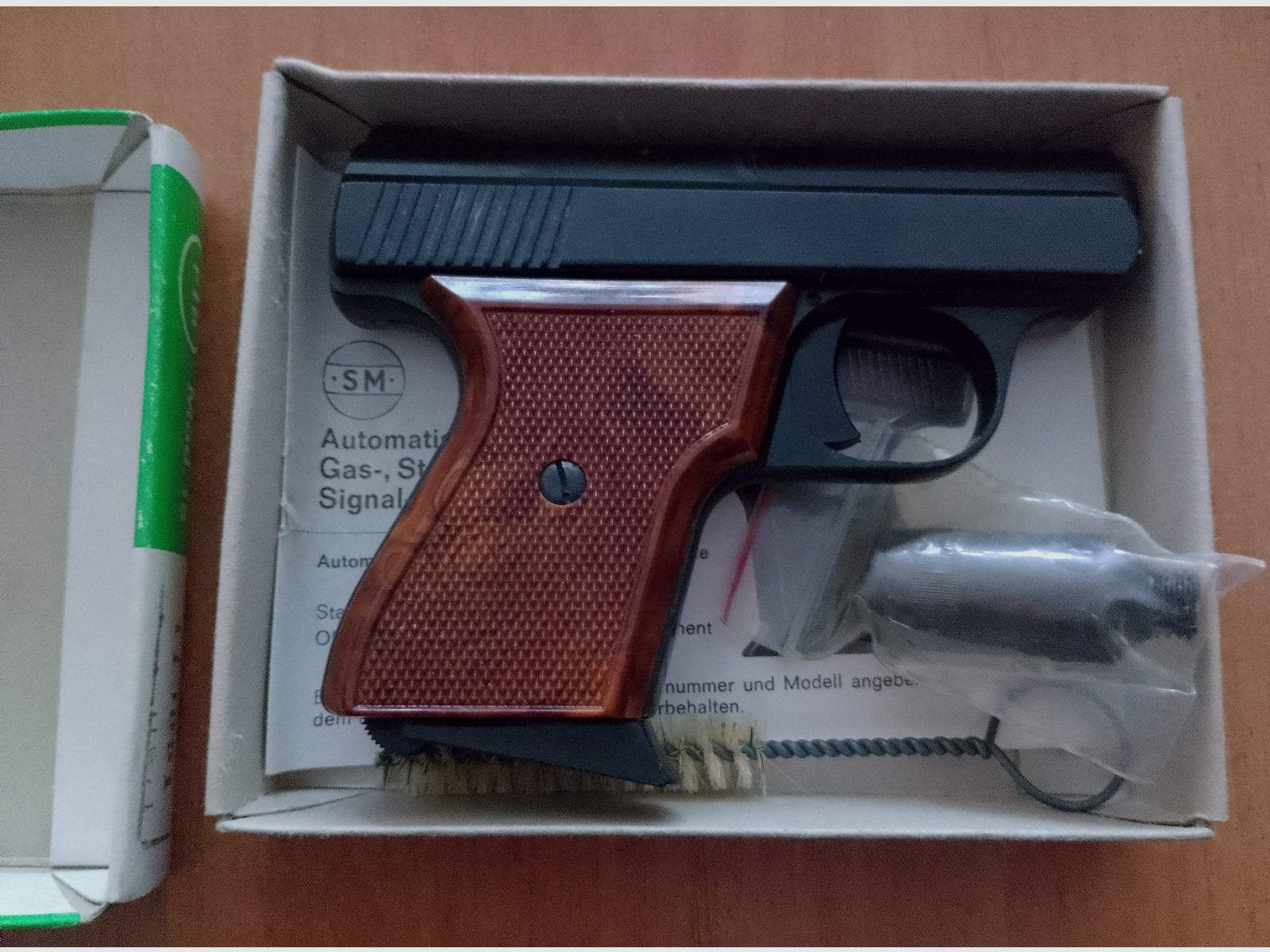 Stary Rhöner SM 15 kal. 8 mm huk w PTB 83/2 z opakowaniem!