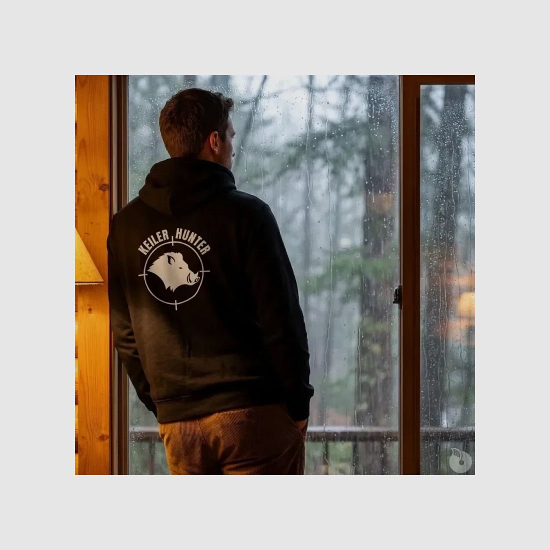 Sweat Keiler Hunter noir logo 1, image 7 sur 14