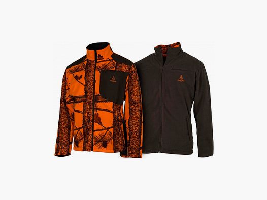 Omkeerbare Jachtjas Camo Oranje/Groen - Treeland