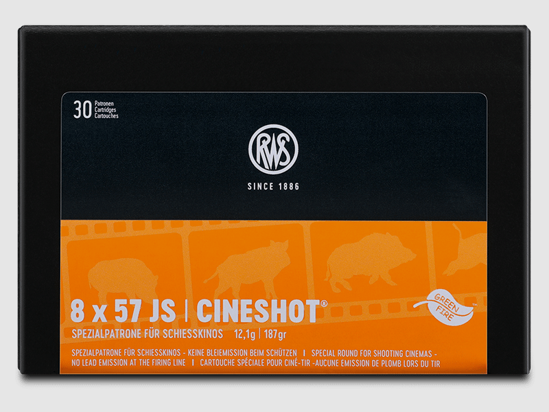 8x57IS RWS Cineshot 12.1g. / 187grs.