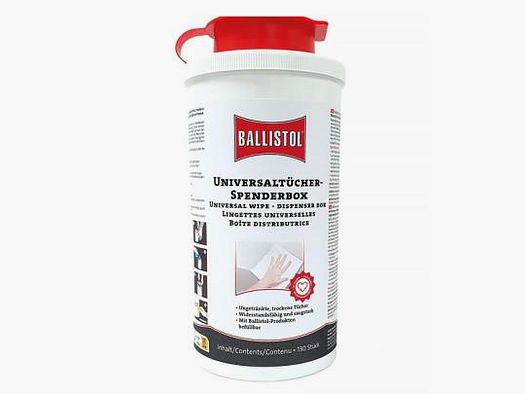 BALLISTOL SPENDERBOX mit Universal-Putztücher