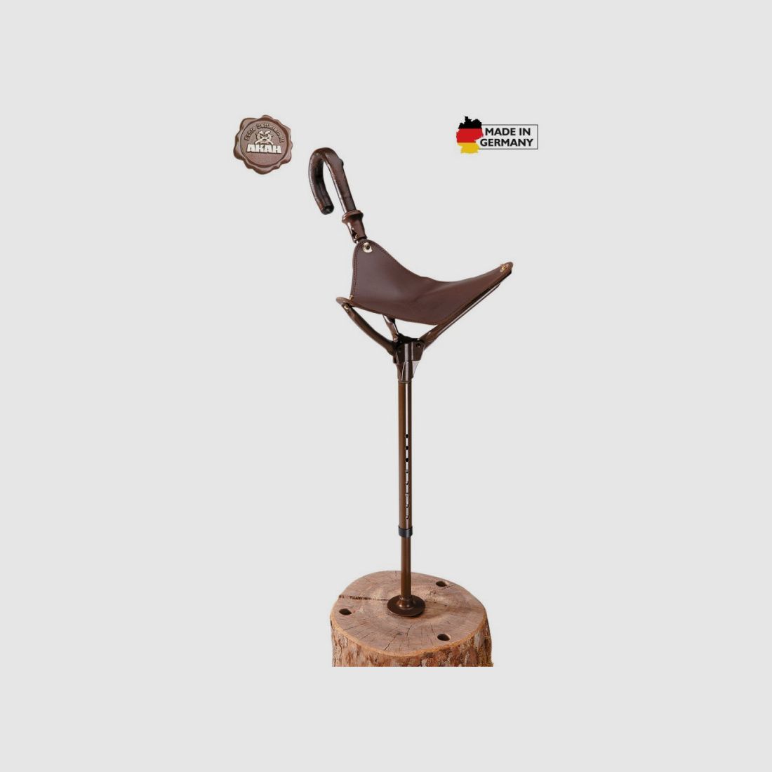 AKAH verstellbarer Sitzstock mit großer