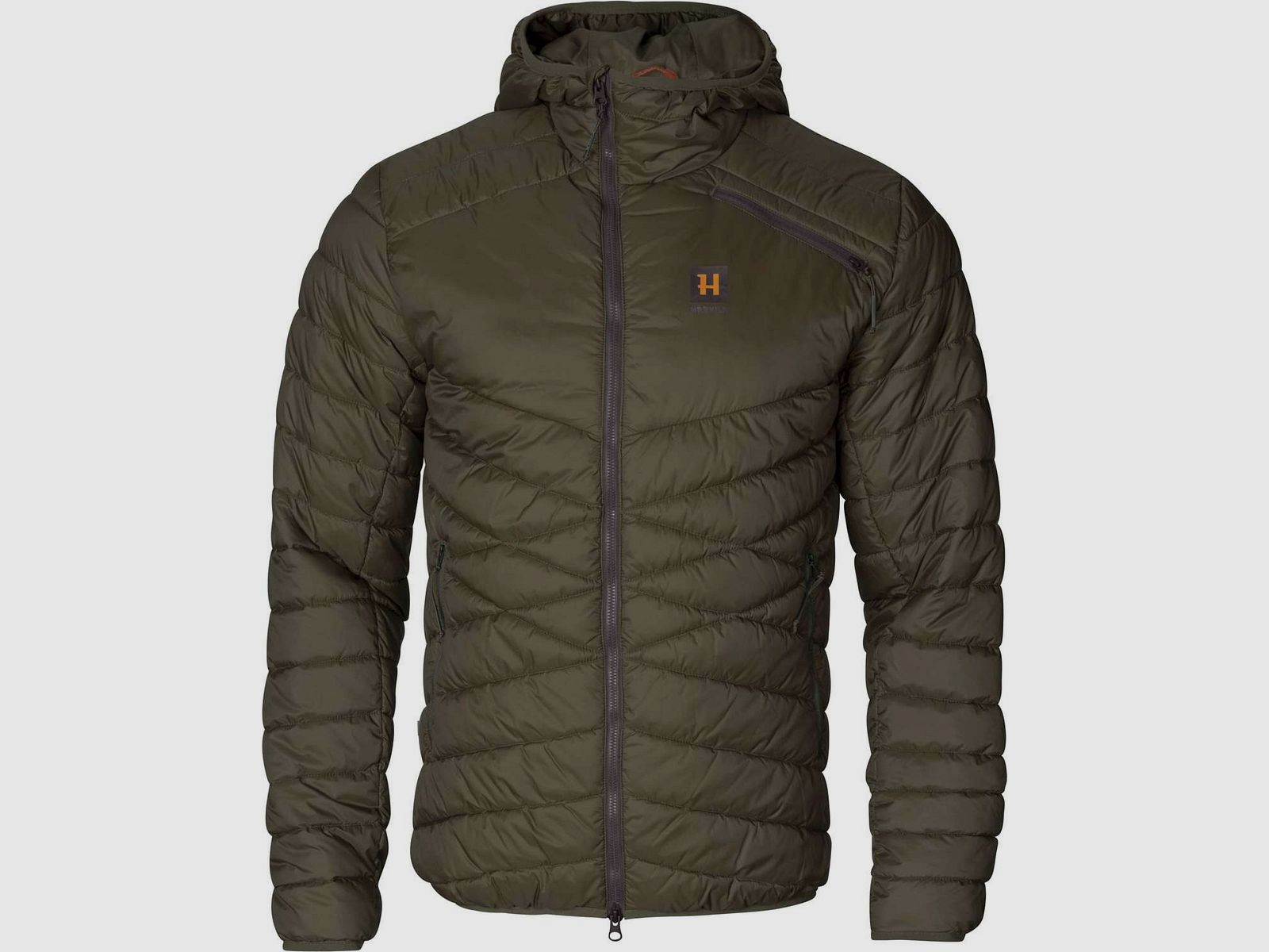 Chaqueta con Capucha Aislante Plegable Härkila Logmar Verde