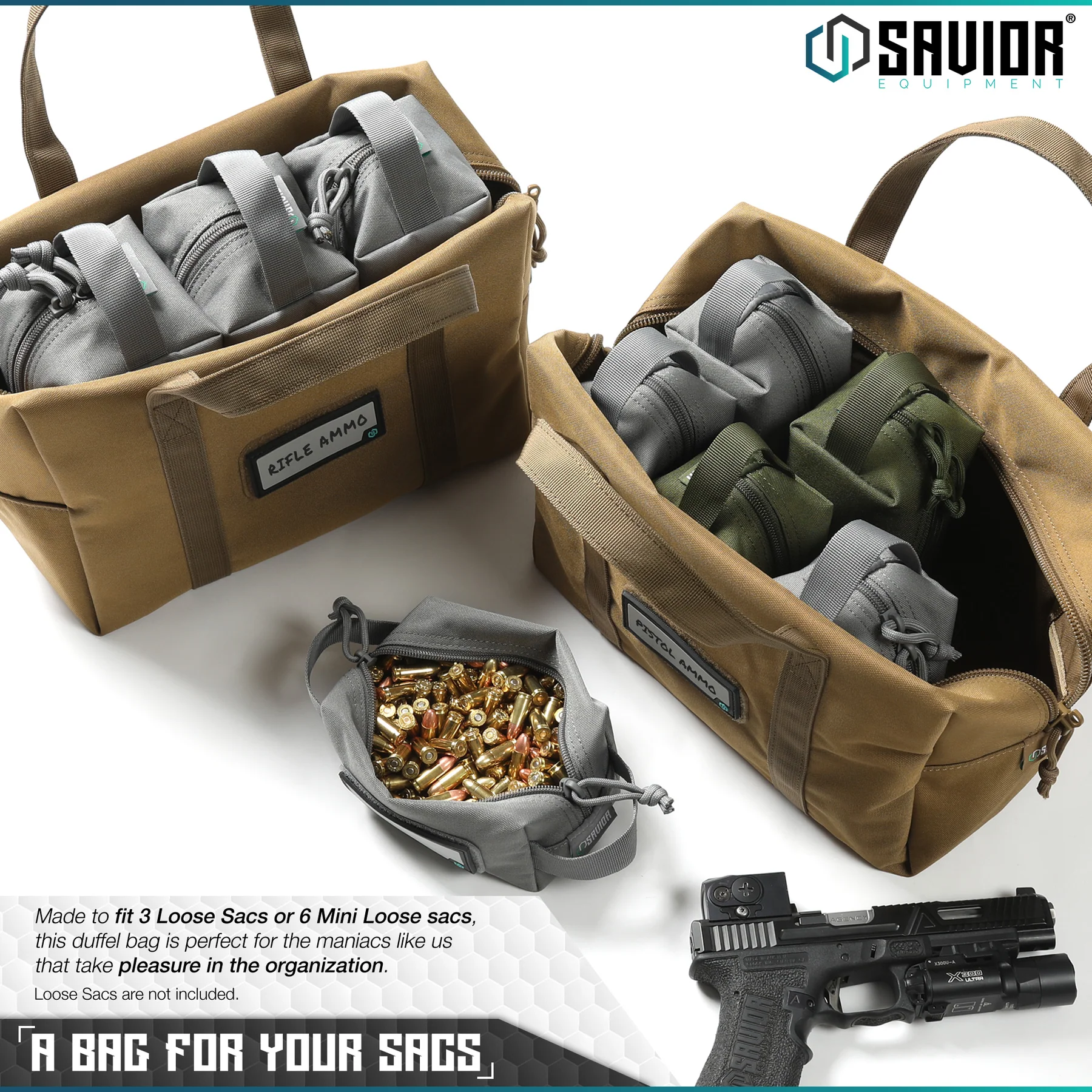 Hauler Duffle Bag – BLACK – FDE – WOODLAND – TIGER STRIPE, image 1 sur 7