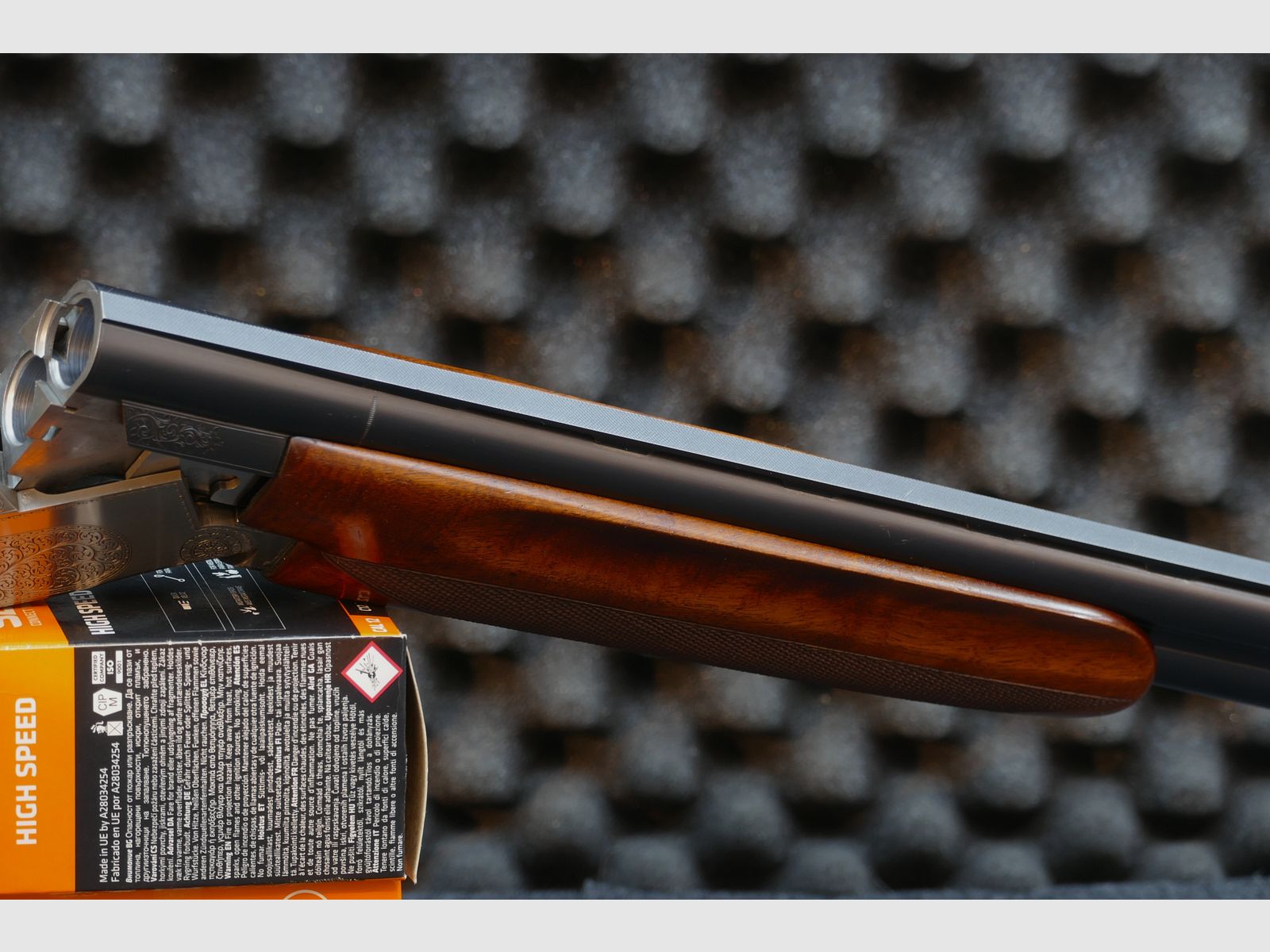 Winchester Super Grade – 12/70, Bockdoppelflinte, Schrankwaffe, Top Zustand