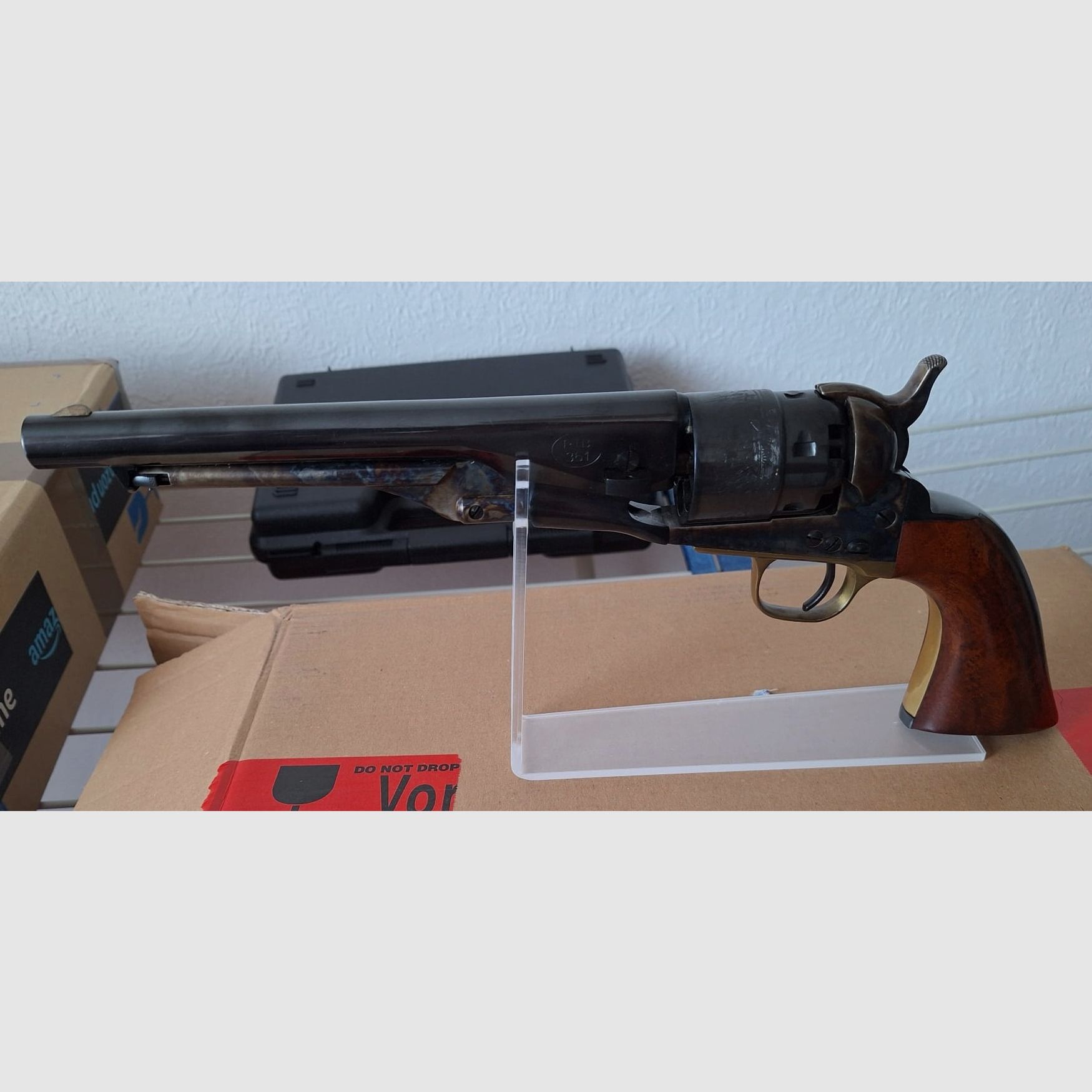 HEGE Western Revolver Navy 1851 langer Lauf 7,5 zoll PTB 361 9mm RK