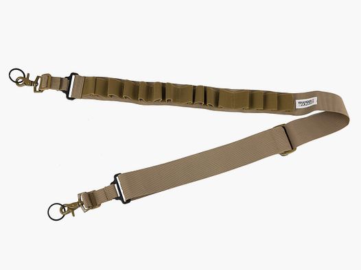Sangle de transport Swiss Arms pour fusils de chasse 2 points Tan