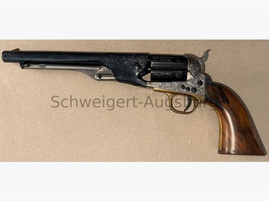 Hege-Uberti 1860 Gravé .44 (Poudre Noire)