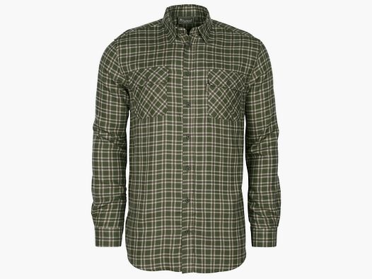 Pinewood Lappland Wool Hemd mossgreen/l.khaki