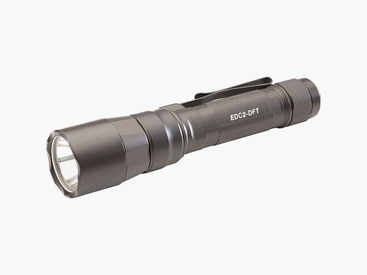 SureFire EDC2-DFT Lampe de Poche LED Grise Dual Fuel Turbo 700 Lumens