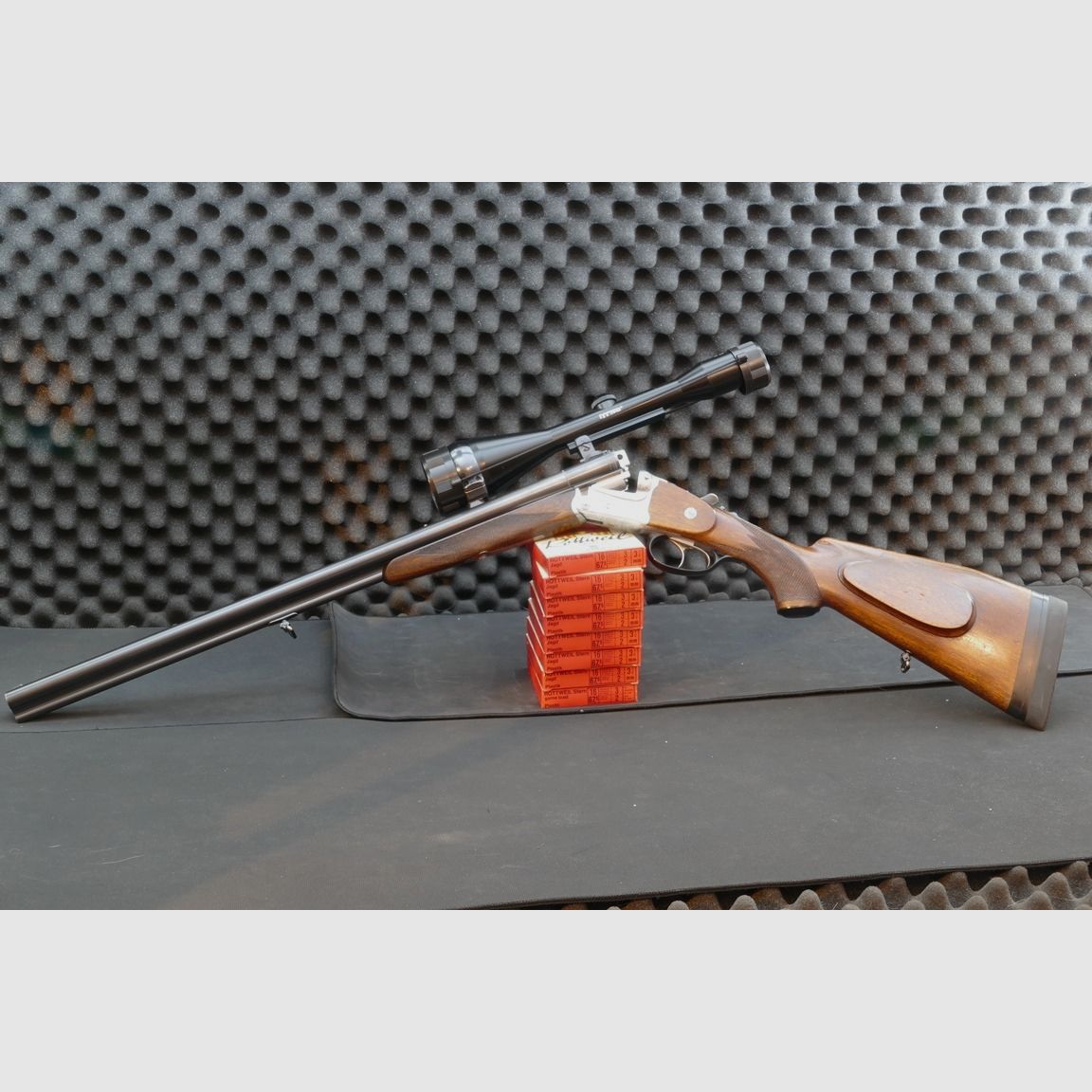 Krieghoff Super Dural Bohrung mit Keppeler Einstecklauf in .22Hornet VVV (7x57R, 16/70 und 16/70)