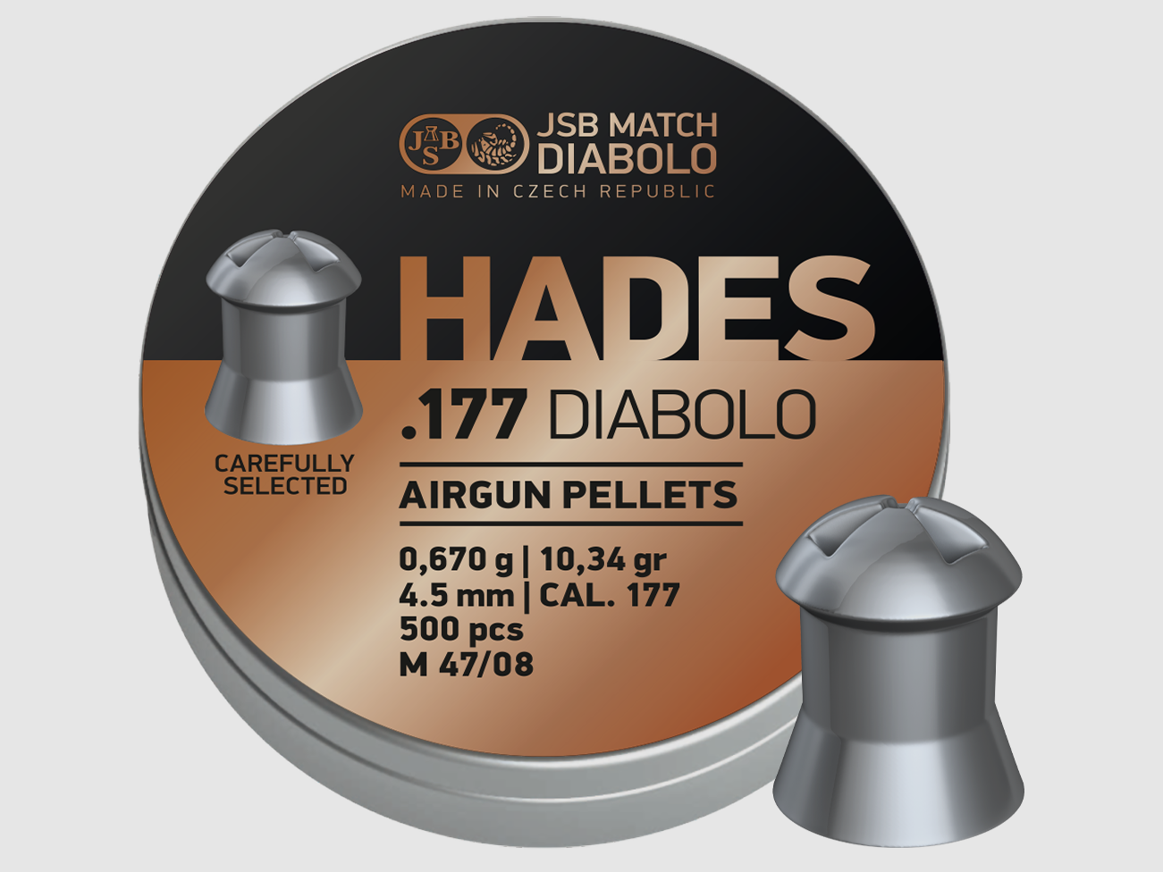 JSB Hades, cal. 4,5mm, 0,67g, 4,50mm