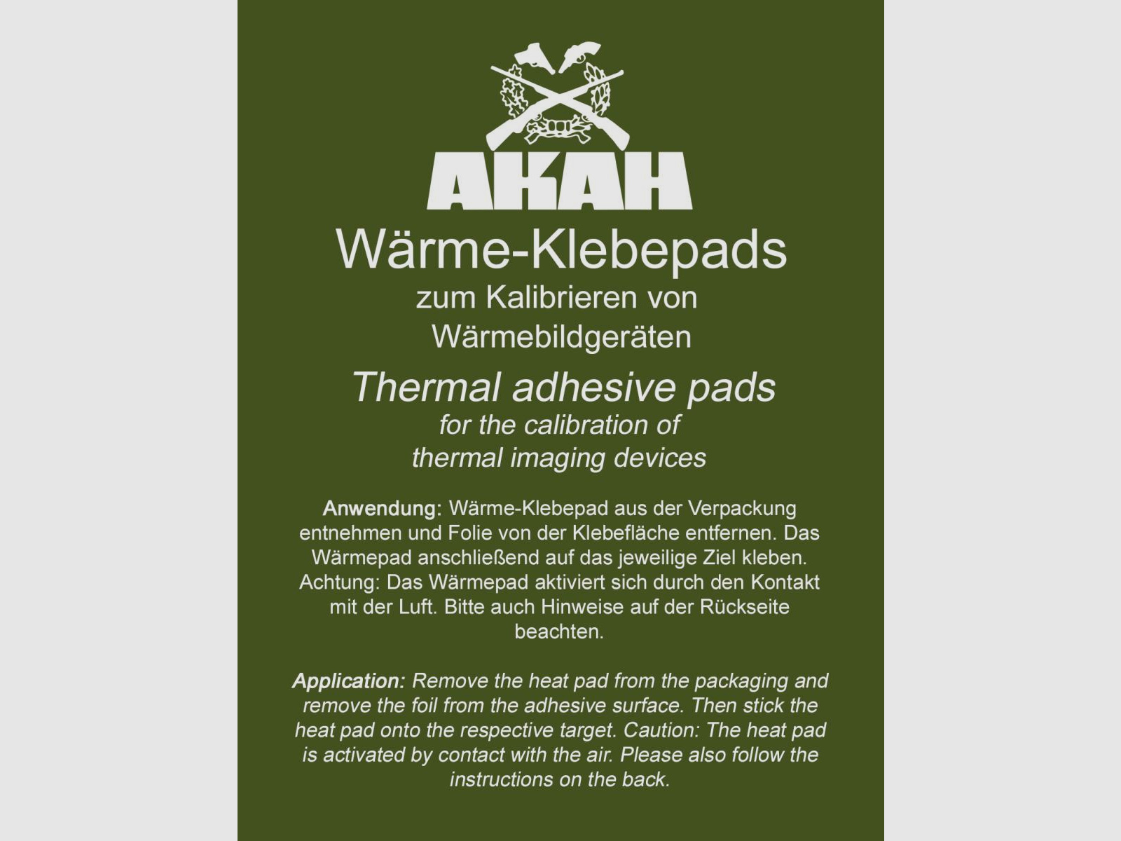 AKAH Wärmebild-Zielpads, 10 Stück