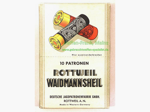 Rottweil shotgun cartridges 20/70