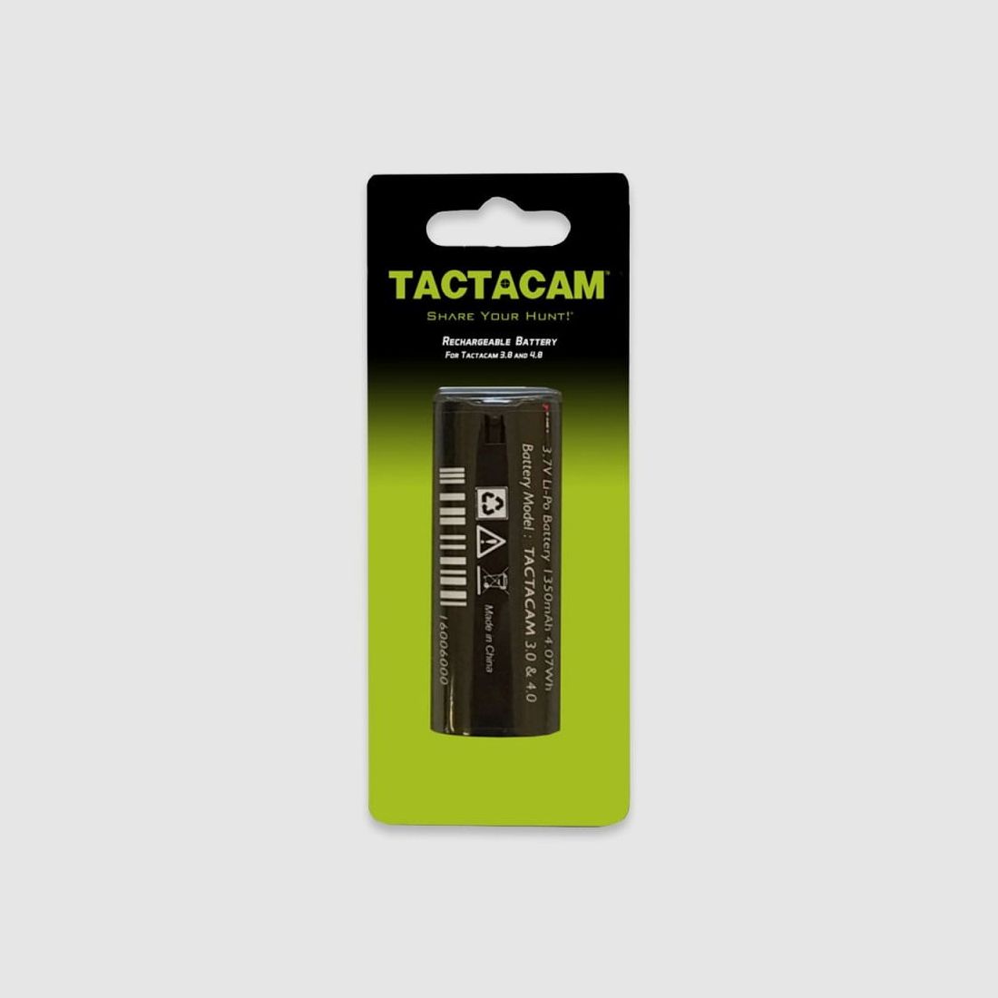 Tactacam Ersatzakku für 5.0/6.0/Solo/Solo Xtreme