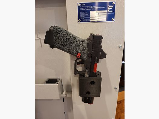 Pistola KURZWAFFE supporto universale armadietto per armi organizer magnetico antiscivolo