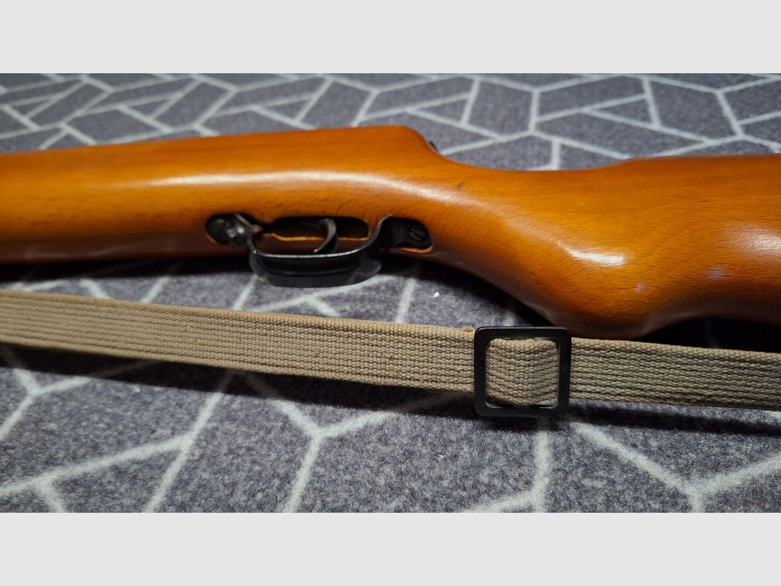 Rifle de aire modelo 303 Haenel Suhl ¡TOP estado de colección!