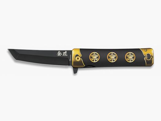 Cuchillo de bolsillo con asistencia por resorte diseño japonés estilo tanto clip de cinturón