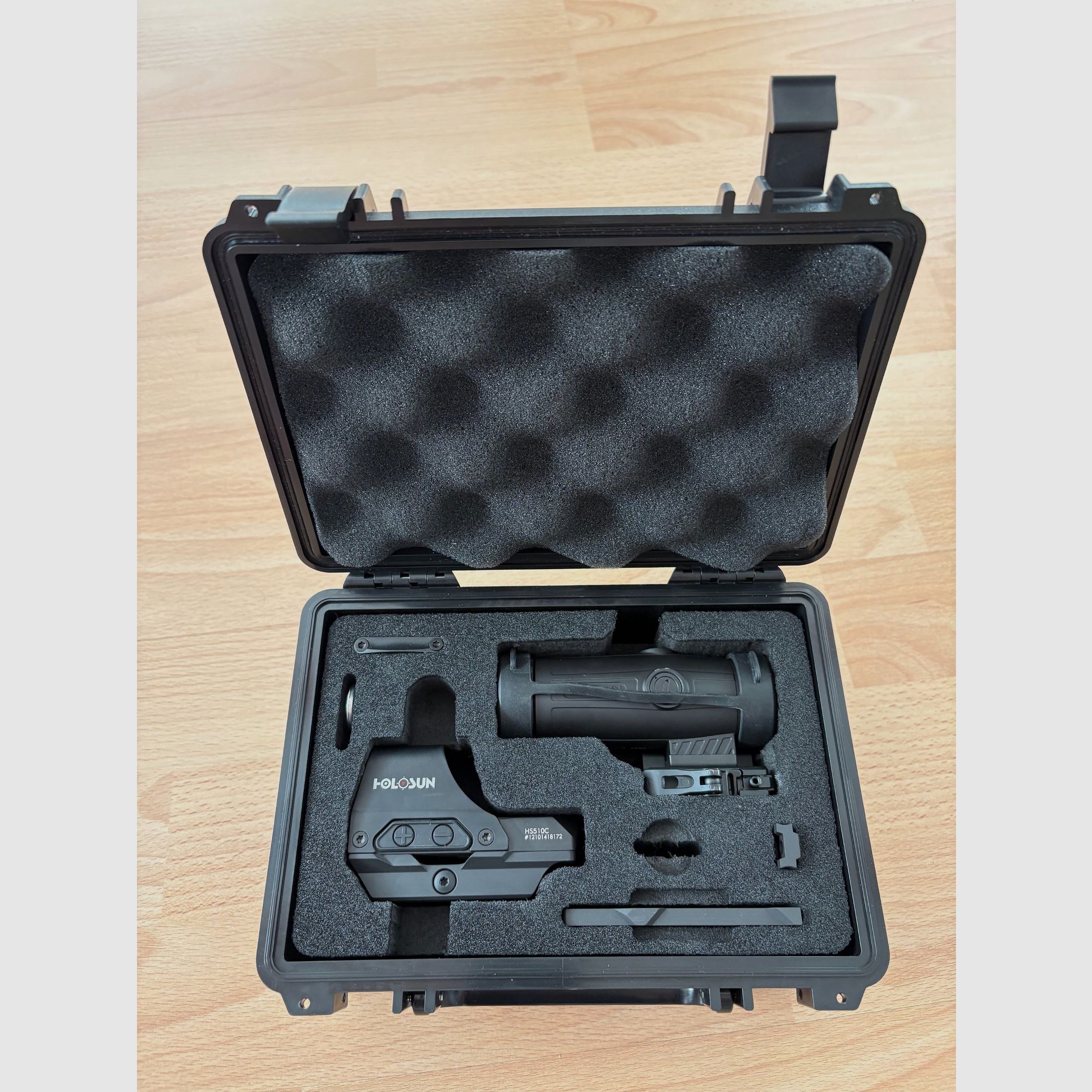 Holosun Set HS510C + HM3X Magnifier inkl. Koffer + Cover 