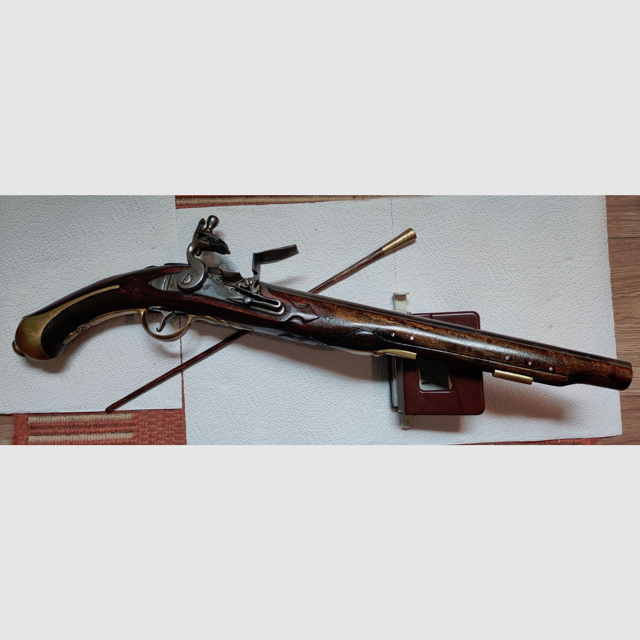 Preußische Reiterpistole 1731 (beschossen), Indien