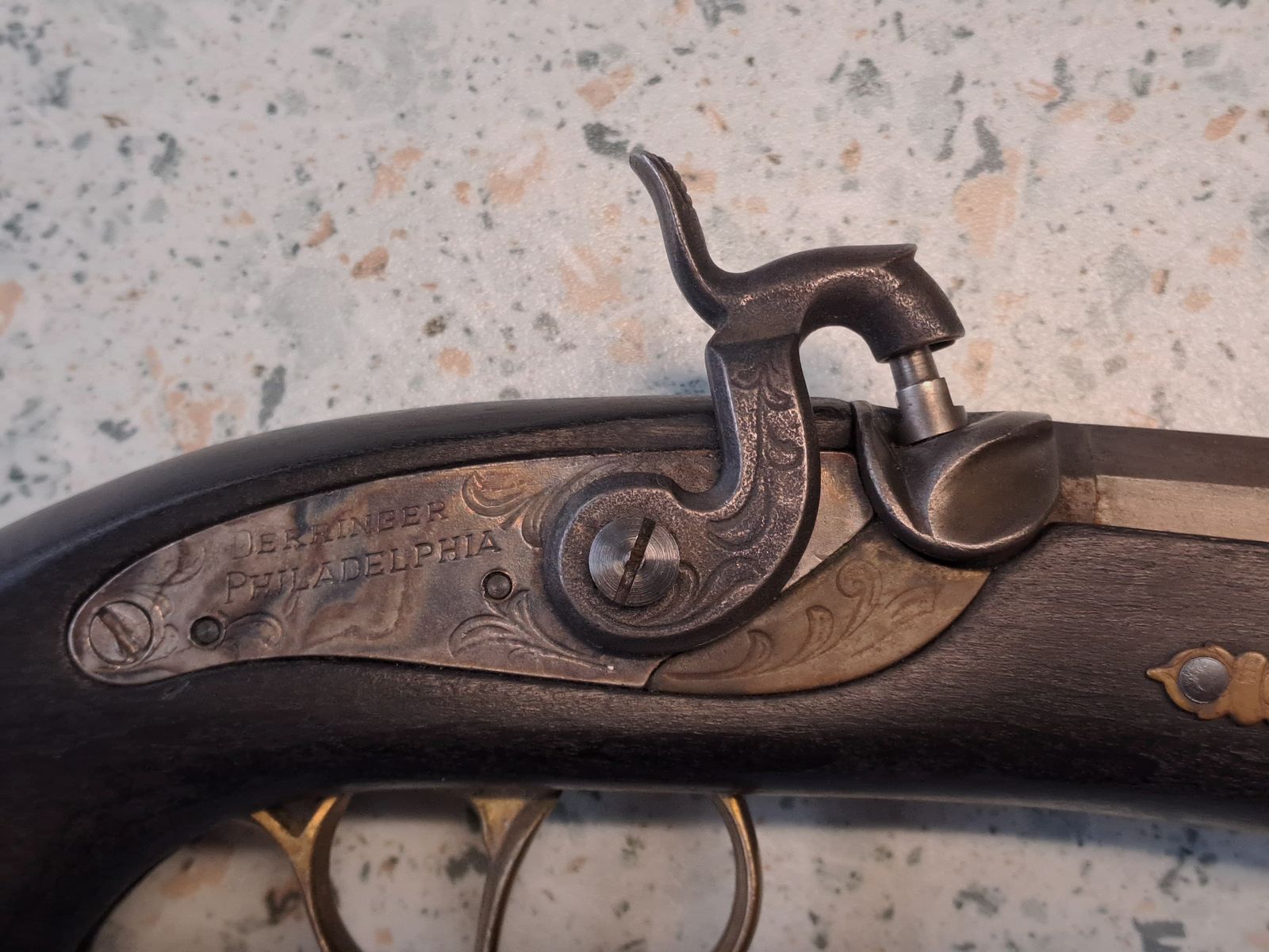 Philadelphia  Derringer Dikar .45  inklusive Original Beschusszertifikat